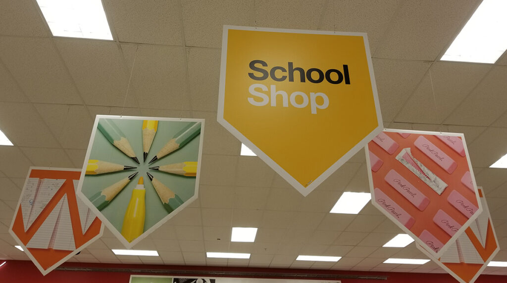 back to school shopping