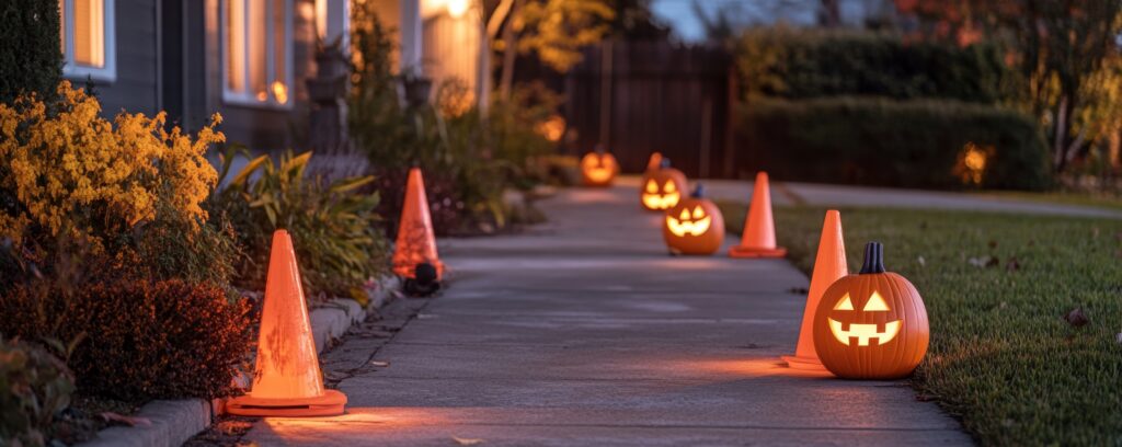 Halloween Safety - Lit paths